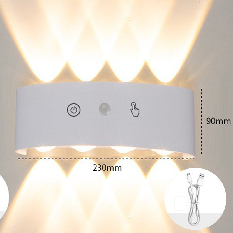 Wiederaufladbares LED-Bewegungsmelder-Nachtlicht