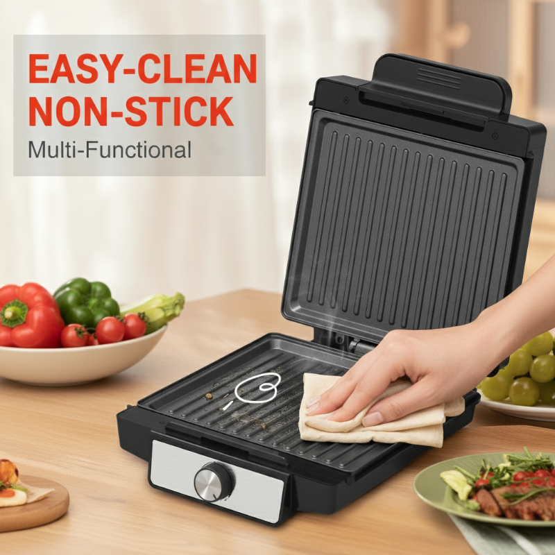 1400W Elektrische Panini-Presse & Grillgerät