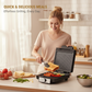 1400W Elektrische Panini-Presse & Grillgerät