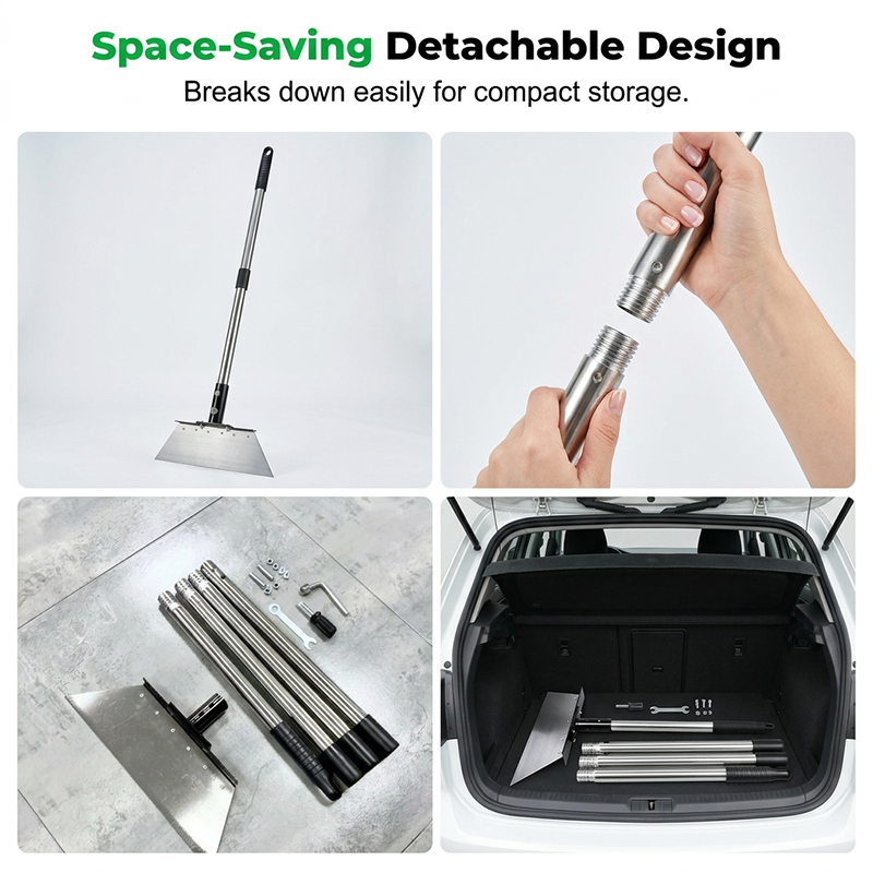 ⏰Limitierte Auflage – 50 % Rabatt！🛠Verstellbare Gartenschaufel & Schneeschaufel – der Alleskönner für Rasen und Schnee