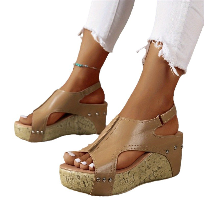 👡 50% RABATT! ☁️ Perfekte Keilsandalen für den Sommer – Bequem, federnd & stilvoll für lange Spaziergänge ✨