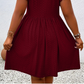 👗 50% RABATT! ⏰ Damenkleid mit V-Ausschnitt & Rüschenbesatz – inklusive kostenloser Halskette – Romantischer Look, leichter Stoff & perfekt für Frühling, Sommer oder besondere Anlässe 🌸