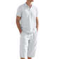 🔥👔 50% RABATT! Herren Leinen-Set – Hemd + Hose, luftig, bequem, vielseitig – ideal für Sommer, Büro & Freizeit. 🌿💨
