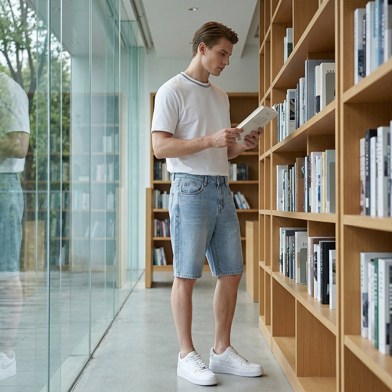 👖 50% RABATT! ☀️ Herren Denim-Shorts mit lässiger, lockerer Passform – Bequem, strapazierfähig & vielseitig für Sommer & Freizeit 🌊
