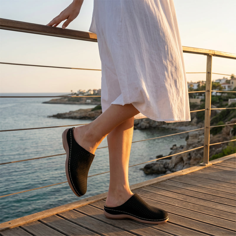 👡🔥 50% RABATT 🌸 Damen Slip-On Plateau-Pantoletten – luftig, leicht & stylisch für Sommer, Strand & City 🌞🏖️