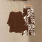 👗 50% RABATT! 👖 Elegantes Women-Set – Lockeres Top mit bedruckter Hose – Leicht, luftig & perfekt für Sommer, Strand oder besondere Anlässe – stilvoll und bequem 🌸