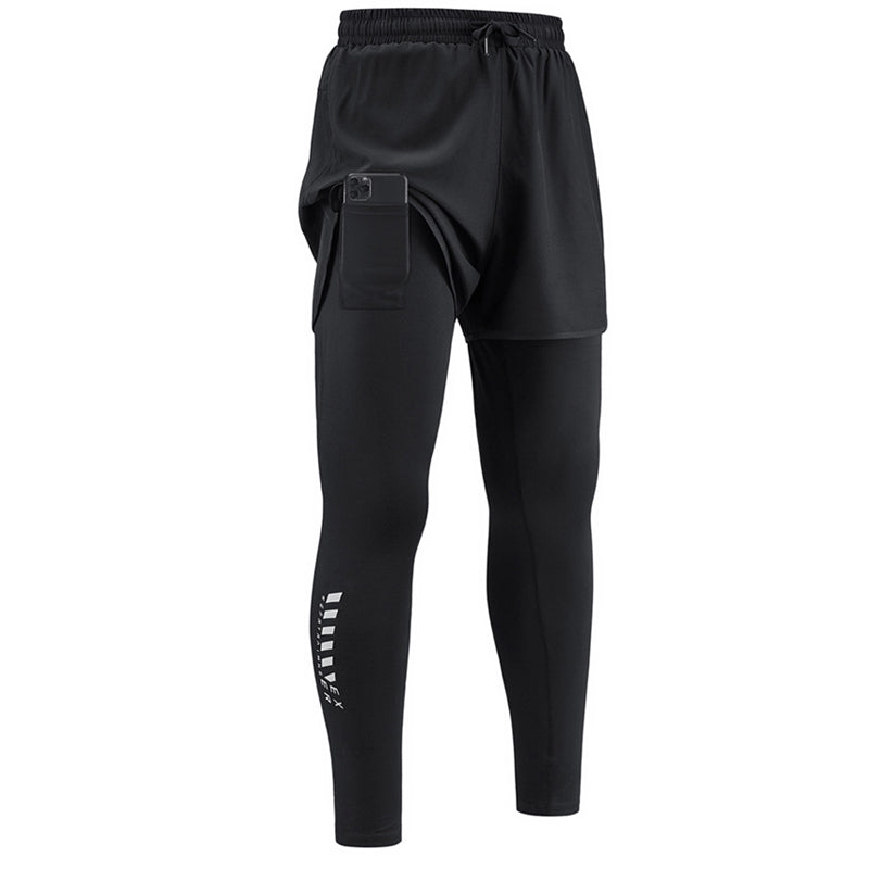 🏃‍♂️ 50% RABATT! ✨ Herren 2-in-1 Laufhosen – Kompression & atmungsaktiv – Integrierte Shorts, schnelltrocknend & perfekt für Training oder Wettkampf 💪