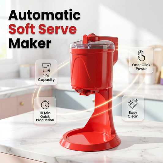 🍦 【Letzte Chance – bald zum Normalpreis!】🥳 Automatische Eismaschine – 15 Min. Gefrierzeit & 1,0 L Kapazität – Ein-Knopf-Ausgabe – perfekt für Softeis zu Hause 🍨✨🕹️