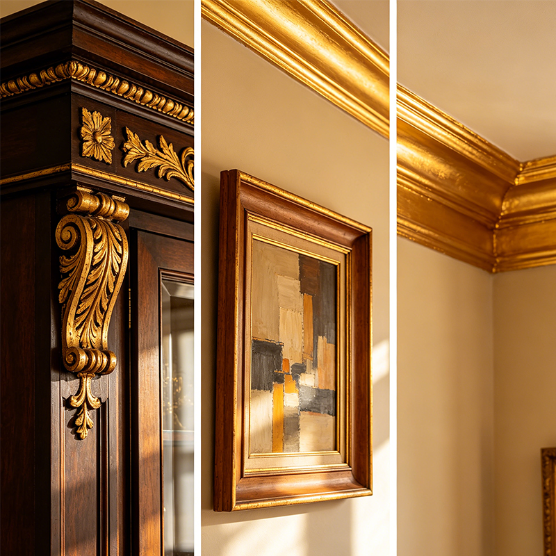 Hochhaftende Goldfolienfarbe für verschiedene Oberflächen
