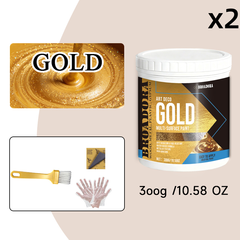 Hochhaftende Goldfolienfarbe für verschiedene Oberflächen