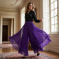Damen Chiffon-Hose mit weitem Bein – Asymmetrisch & Elegant ✨ Für Alltag & Urlaub
