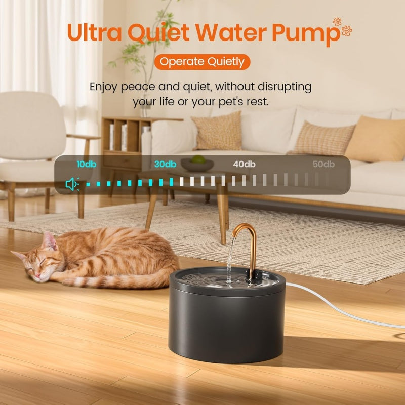 ⏰ 50 % RABATT – Nur für kurze Zeit ✨Trinkbrunnen für Katzen & Hunde 🐾 Wasserzirkulation, Leiser Betrieb & Einfache Reinigung💧