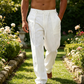 Leichte Herren-Freizeithose mit elastischem Bund