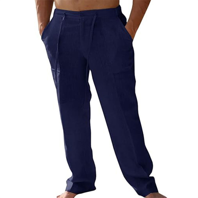 Leichte Herren-Freizeithose mit elastischem Bund