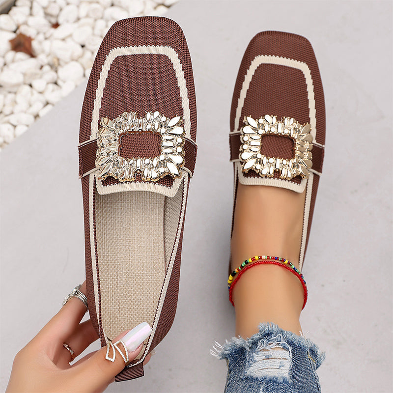 👞 50% RABATT! 🥿 Atmungsaktive Loafer mit eckiger Zehenpartie – Bequem & vielseitig – Perfekt für Büro, Freizeit oder Reisen – leichte Sohle & strapazierfähiges Material 🌿