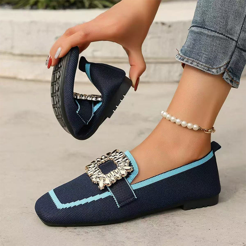 👞 50% RABATT! 🥿 Atmungsaktive Loafer mit eckiger Zehenpartie – Bequem & vielseitig – Perfekt für Büro, Freizeit oder Reisen – leichte Sohle & strapazierfähiges Material 🌿