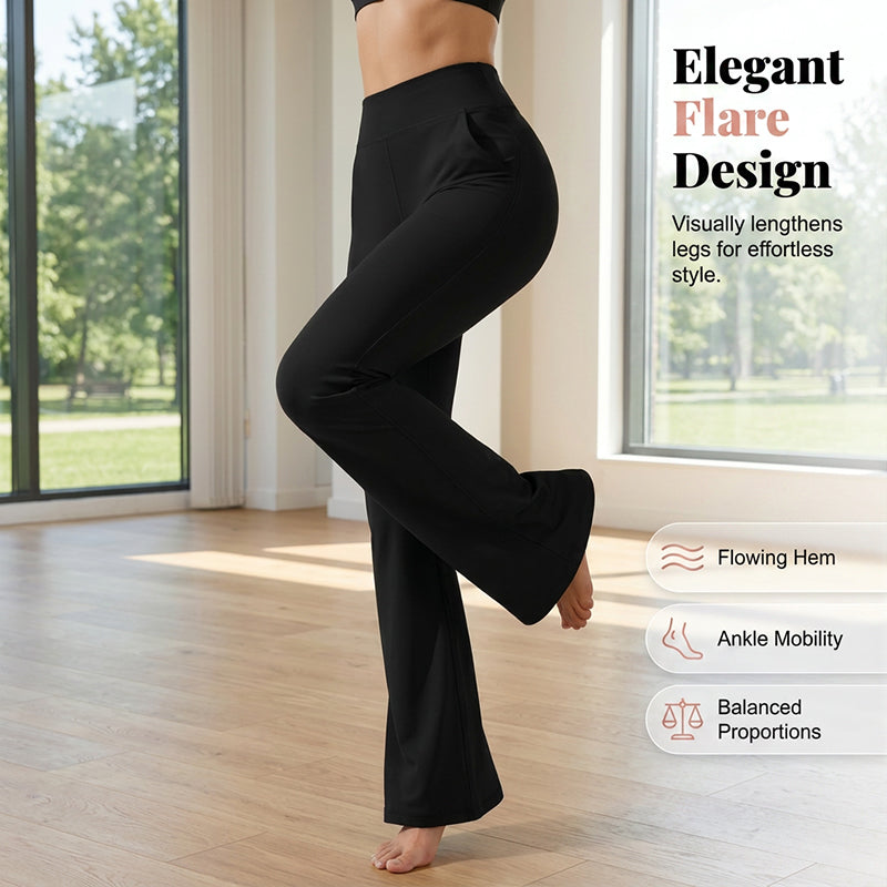 🔥👖 50% RABATT! Elastische Bootcut-Trainingshose für Damen – schmeichelhafter Schnitt, uneingeschränkte Bewegungsfreiheit. 🧘‍♀️💨