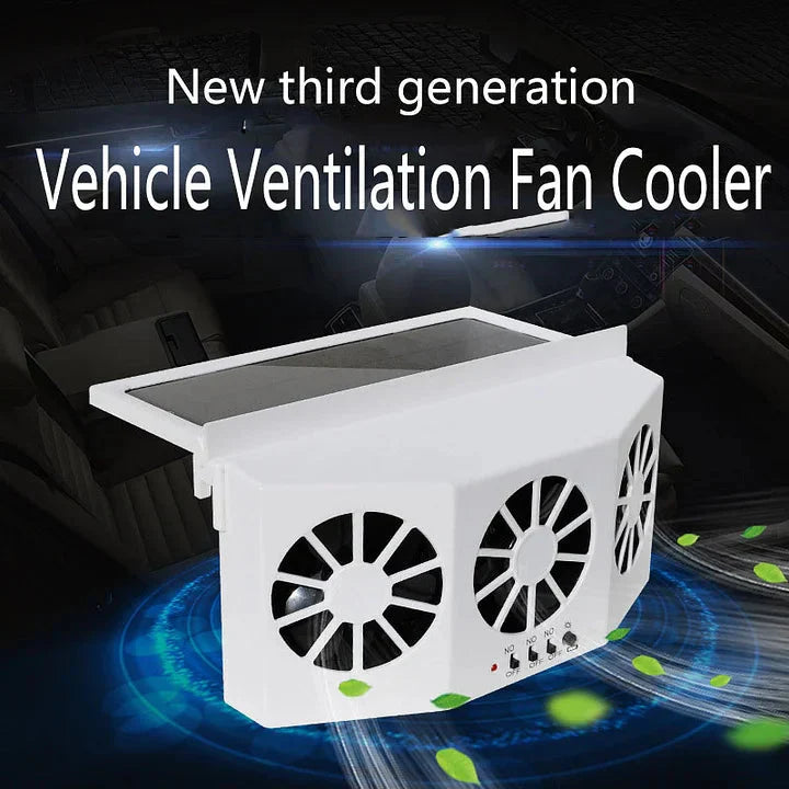 🔥50 % RABATT!!!🚗Solarbetriebener Auto-Abluftventilator – Doppel-Turbo-Belüftung & Temperaturanzeige☀️Gratis Lieferung – Jetzt sichern!!