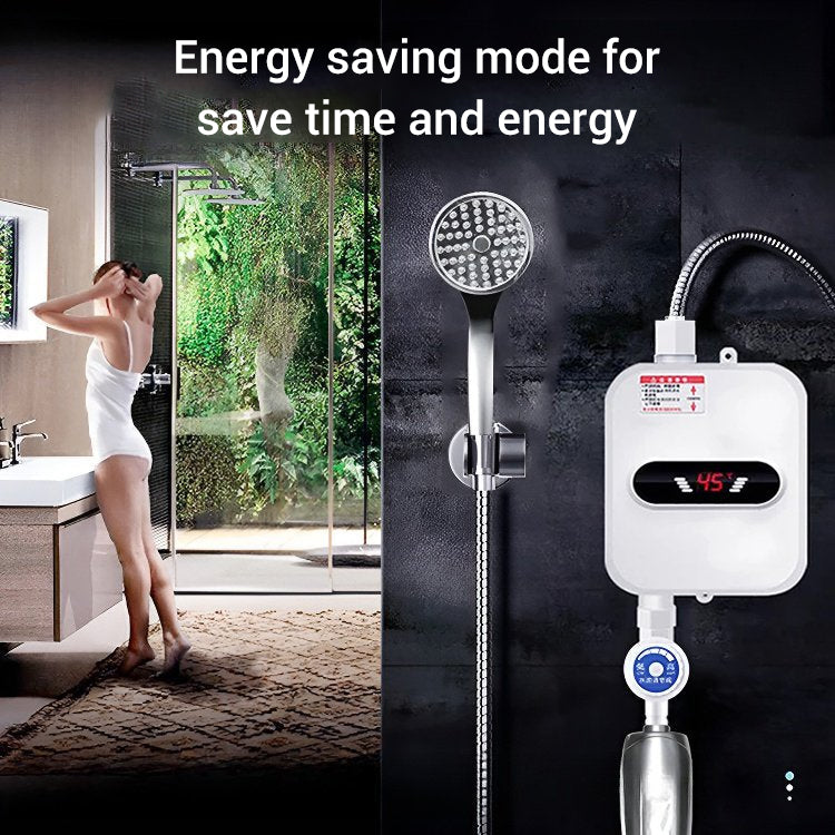 Dusch-Wasserheizer 3500W mit LCD-Display 3 Sekunden Heizzeit ECHTES Konstanttemperatur-System für Badezimmer Ferienhäuser & Hotels