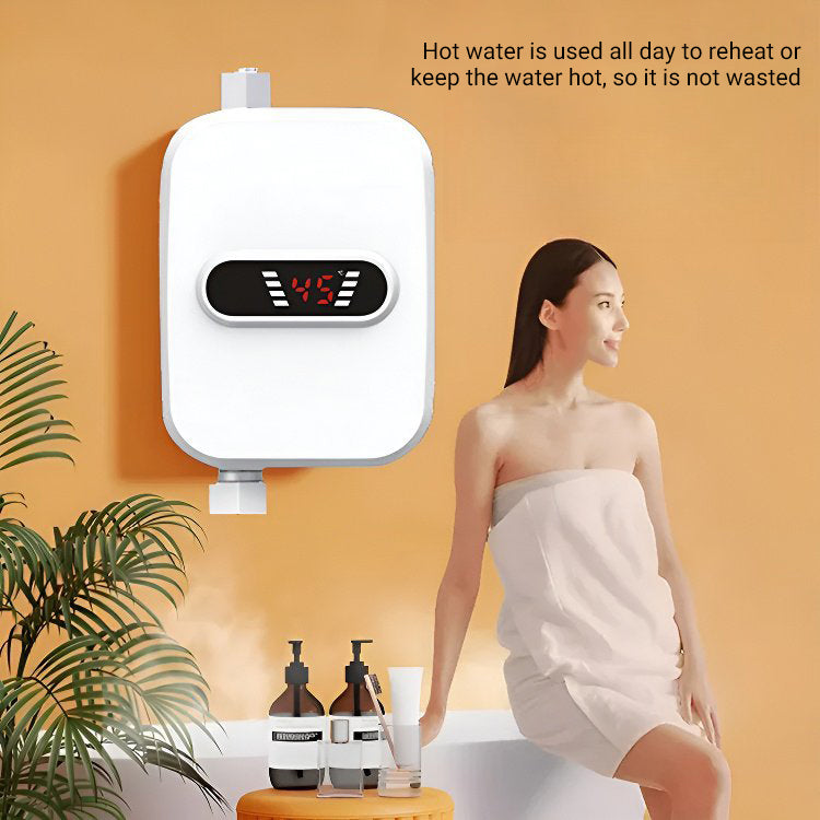 Dusch-Wasserheizer 3500W mit LCD-Display 3 Sekunden Heizzeit ECHTES Konstanttemperatur-System für Badezimmer Ferienhäuser & Hotels
