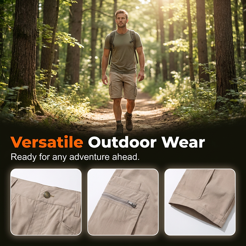 🩳 50% RABATT! ⏰ Herren stylische Arbeitskleidung Zip-Up Shorts – Robuste Verarbeitung & praktische Taschen – Perfekt für Werkstatt, Handwerk oder den aktiven Alltag – bequem und funktional 🔧
