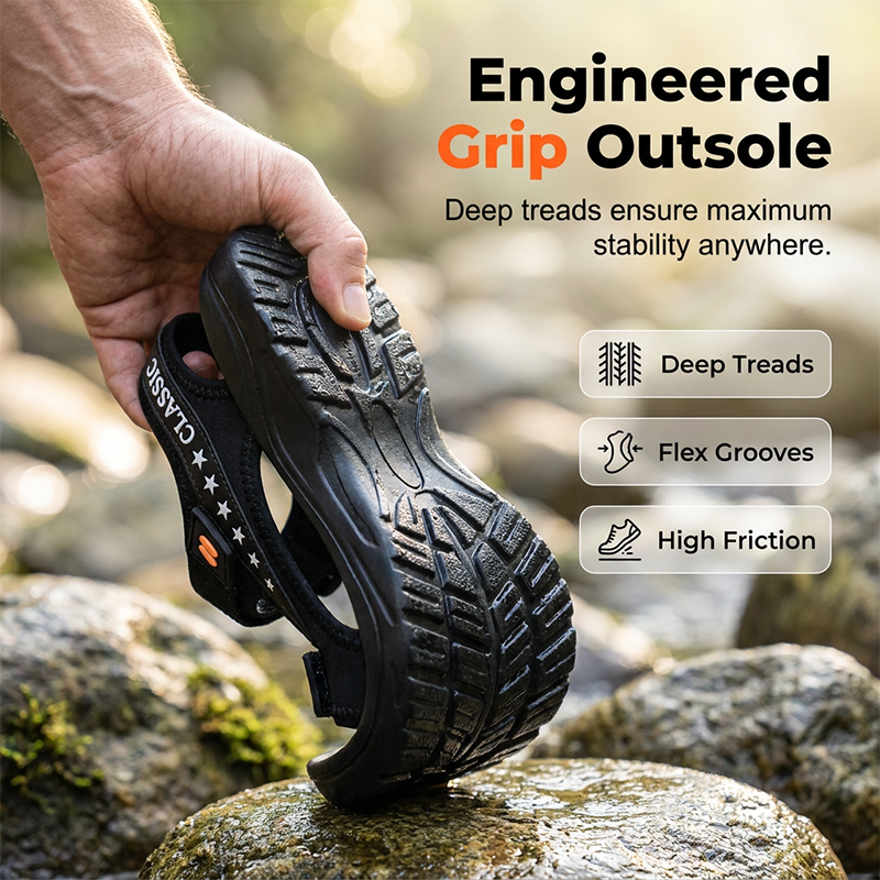 👟🏞️ Men's Classic Outdoor Sport Sandals – 50% RABATT! Robust, bequem, perfekt für Wandern & Freizeit. 🔥☀️