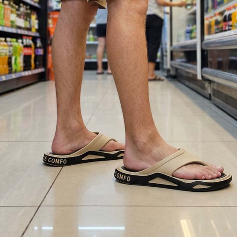 👡🌞 50% RABATT! Herren lässige rutschfeste Flip-Flops – Bequem, leicht & perfekt für Strand, Pool & Alltag 🏖️