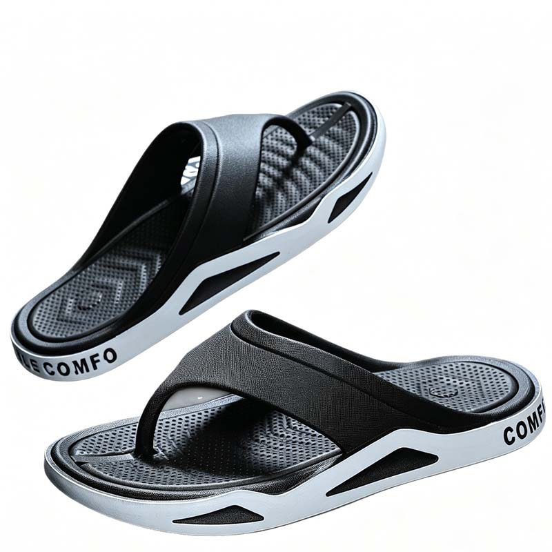 👡🌞 50% RABATT! Herren lässige rutschfeste Flip-Flops – Bequem, leicht & perfekt für Strand, Pool & Alltag 🏖️