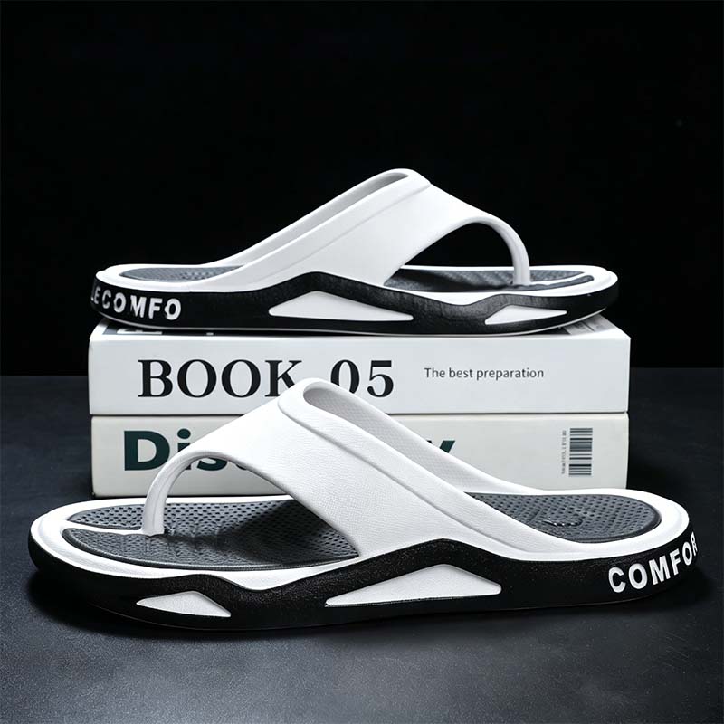 👡🌞 50% RABATT! Herren lässige rutschfeste Flip-Flops – Bequem, leicht & perfekt für Strand, Pool & Alltag 🏖️
