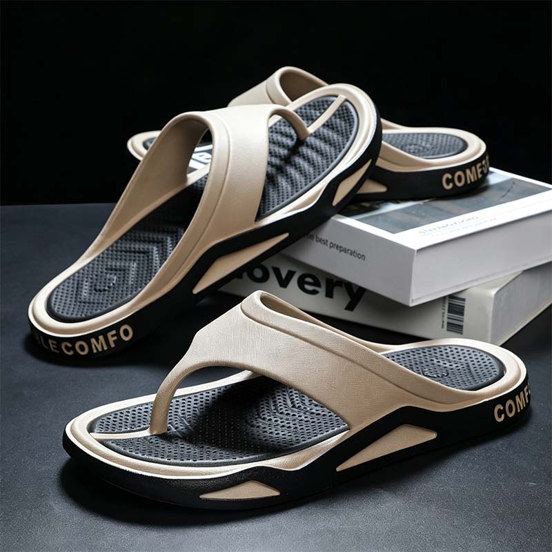 👡🌞 50% RABATT! Herren lässige rutschfeste Flip-Flops – Bequem, leicht & perfekt für Strand, Pool & Alltag 🏖️