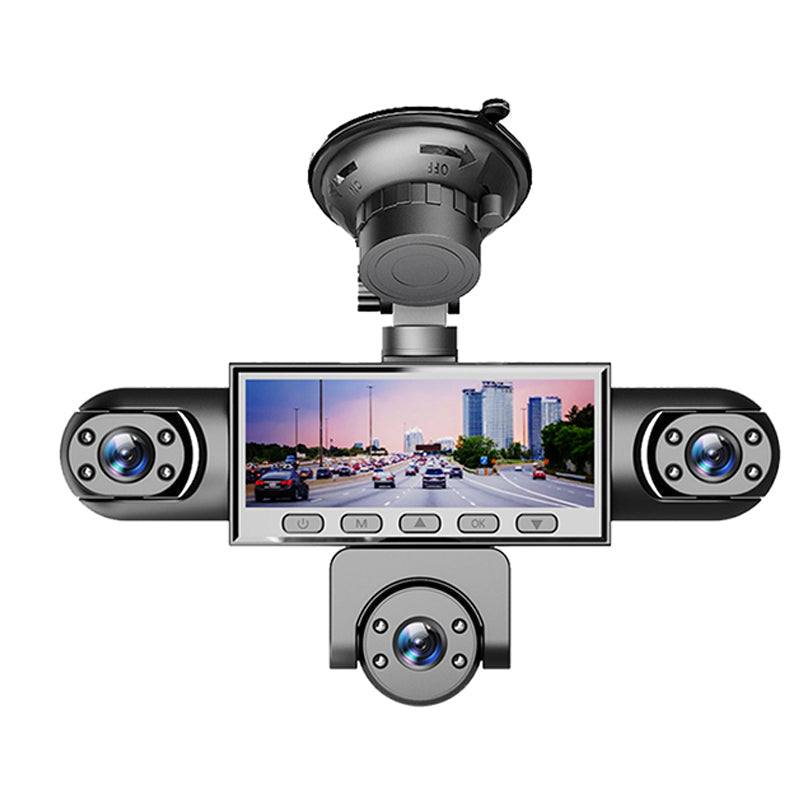 🚗📹 HD 1080P Dashcam mit mehreren Objektiven und Nachtsicht! Mehrere Linsen, klare Sicht bei Tag & Nacht. 🔥✨