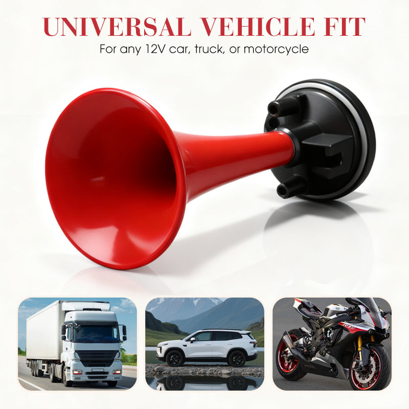 📢Mid-Season Sale: −50% nur für kurze Zeit⏰🎺 Doppelrohr-Lufthorn mit Kompressor – lauter & tiefer Ton für LKW, Bus, Geländewagen & Motorrad 🚛🔊