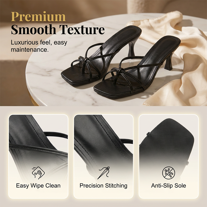 👠✨ Women's Elegant Crisscross Stiletto Sandals – 50% RABATT! Schlanke Silhouette, edle Kreuzriemen, verführerischer Stiletto-Absatz. 🔥💃