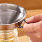 Edelstahltrichter mit Filter – Für Flüssigkeiten, Öle & trockene Zutaten