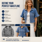 ⏳ Befristetes Angebot – 50% Rabatt ⏰ Damen-Sommer-Jeansjacke mit Rüschenärmeln 🧥