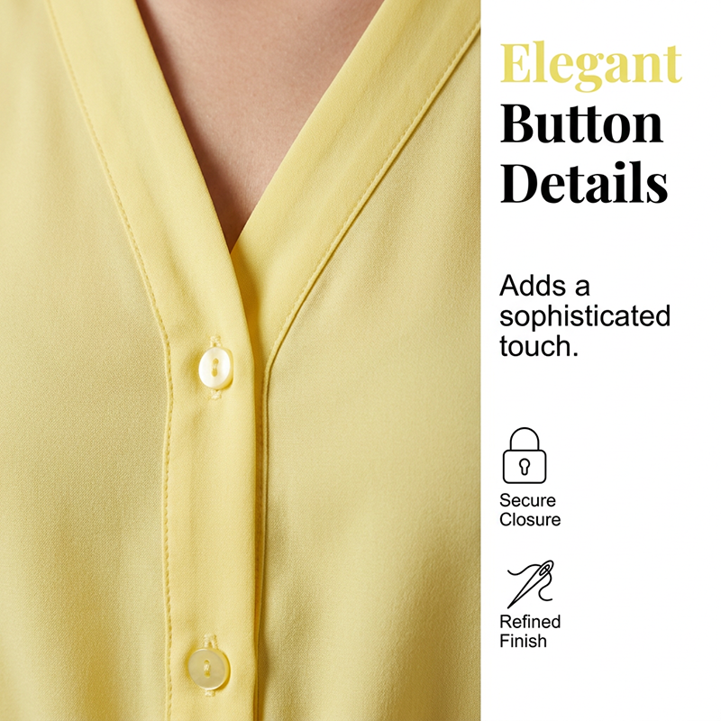 ✨🔥Elegantes Damenoberteil mit V-Ausschnitt und Bindegürtel