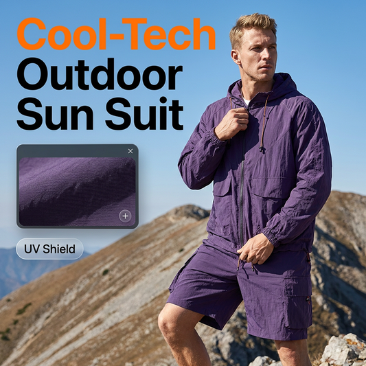 Unisex Bergstil Eiskühlende Sonnenschutz-Jacke