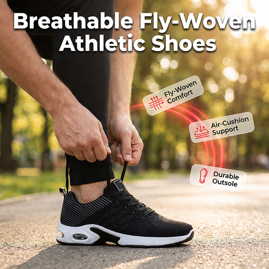 👟 50% RABATT! 💨 Herren Atmungsaktive Sportschuhe – Leicht & stoßdämpfend – Flexibles Mesh-Obermaterial, perfekt für Laufen, Fitness oder den Alltag – bleibt auch an heißen Tagen angenehm trocken 🏃‍♂️