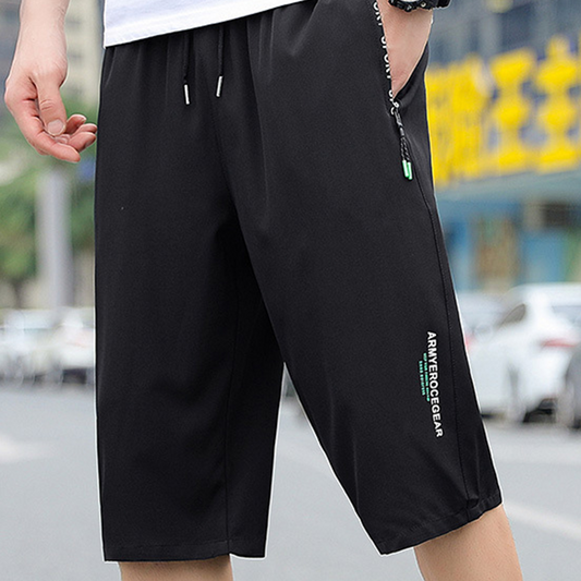 📢📢50 % RABATT!! ⏰Leichte, schnelltrocknende Herren-Sporthose in Cropped-Länge