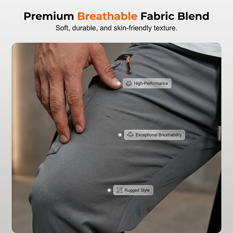 👖 50% RABATT! 🧢 Herren Cargo-Jogger mit Taschen – Bequem, elastisch & lässig – Ideal für Alltag, Freizeit & Streetstyle ✨