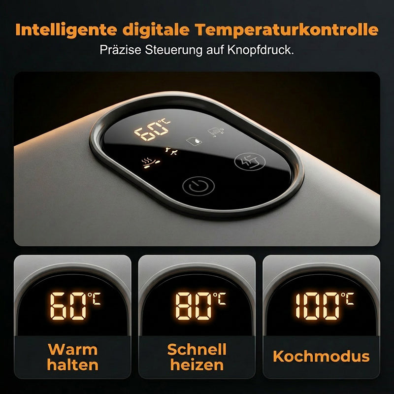 🍱 50% RABATT! 🔥 Tragbare elektrische Lunchbox mit Selbstheizung – Warmes Essen überall – Perfekt für Büro, Baustelle oder Reisen – kompakt & leise 🔋✨