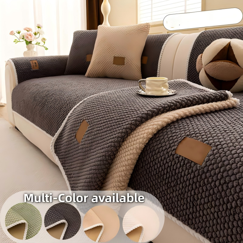 ⏳Zeitlich begrenztes Angebot⏳ Weiche, dicke Sofaauflage mit rutschhemmender Rückseite, maschinenwaschbar