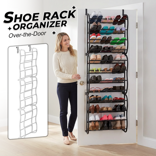 🏠Multifunktionaler Türhänger Schuh Organizer, kompakter Schuhspeicher🥿👢