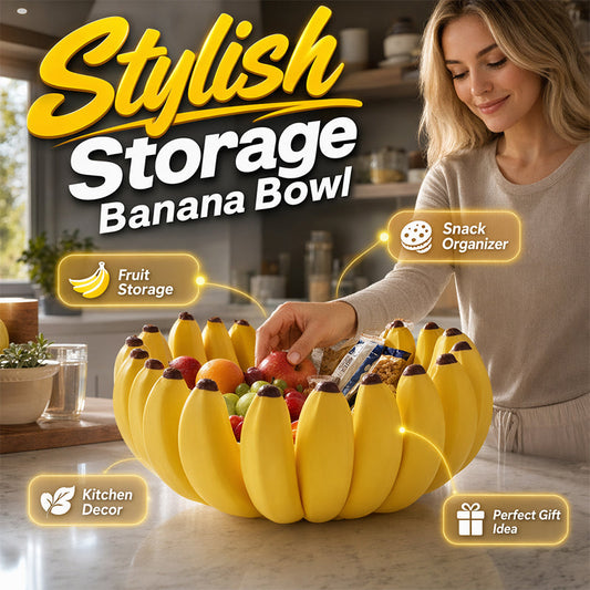 Kreative Bananenschalen-Obstschale