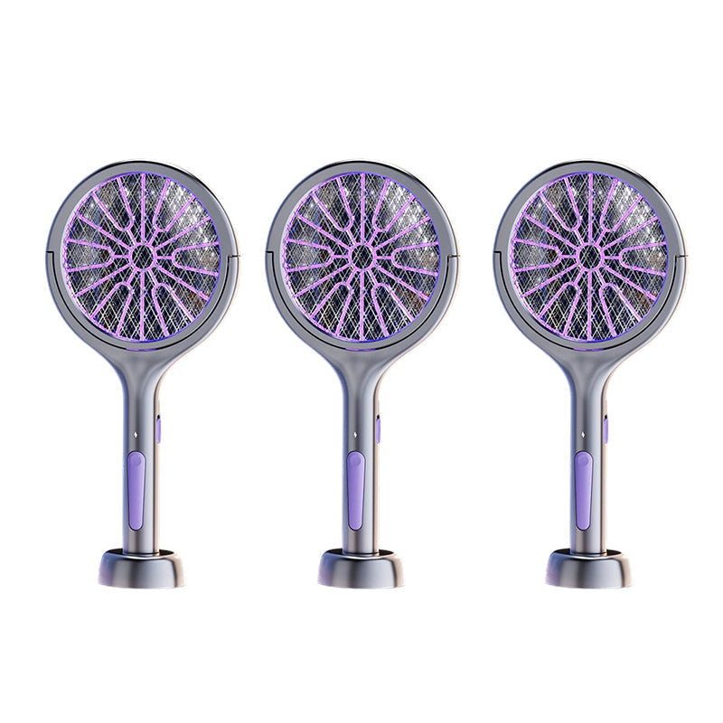 🔥【Limitierte Auflage – 50 % Rabatt】✨Mosquito Zapper – Elektrischer 2-in-1-Mückenklatscher, wiederaufladbarer USB-Insektenklatscher mit 3000 V und drehbarem Kopf, elektrischer Mückenschutz für Haus/Balkon/Garten/Camping