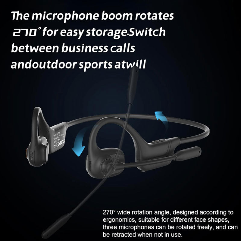 🎧 50% RABATT! 🗣️ Leichter Open-Ear-Kopfhörer – Flexibles Mikrofon, Rauschunterdrückung & komfortabel – Ideal für Telefonate, Spaziergänge & den Arbeitsalltag ✨