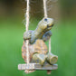 🎉Neu! Begrenzte Zeit – 50% Rabatt⏰ Verspielter Schildkröten-Schaukel-Deko