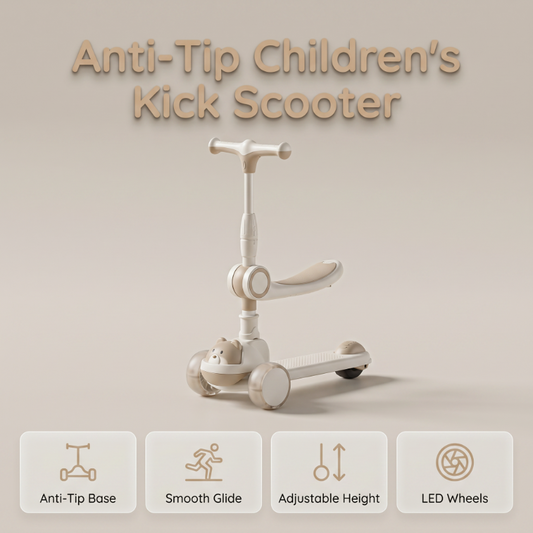 🛴 50% RABATT! ✨ Kinderroller mit leuchtenden Rädern – Robust & sicher – Ideal für aktive Bewegung – sanfte Fahrt & bunte Leuchteffekte 🌈💨✨