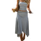 🌸 50% RABATT JETZT! 🌸 Schickes Zweiteiliges Set – Schmeichelhafte Silhouette, Hochwertiger Weicher Stoff, Vielseitiger Tag-zu-Nacht-Stil 👗✨