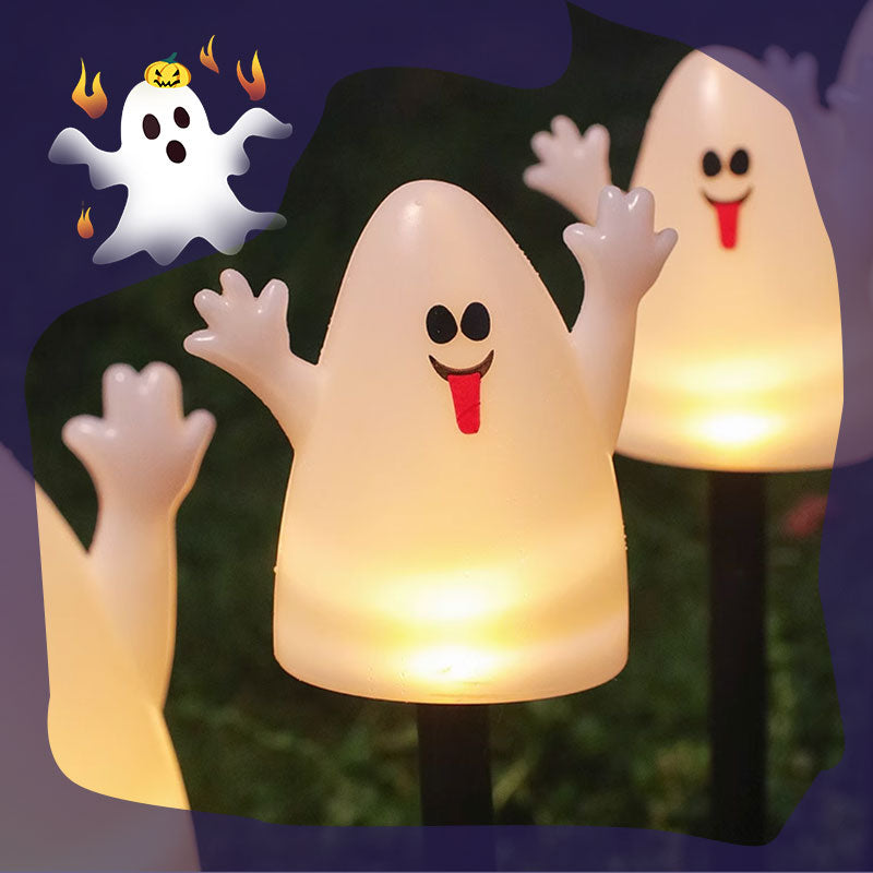 🎃🔥 50% RABATT! Halloween Solar-Kürbis Gartenstecker ✨ Wasserdicht, LED-Gartenleuchte für Rasen, Garten und Terrasse